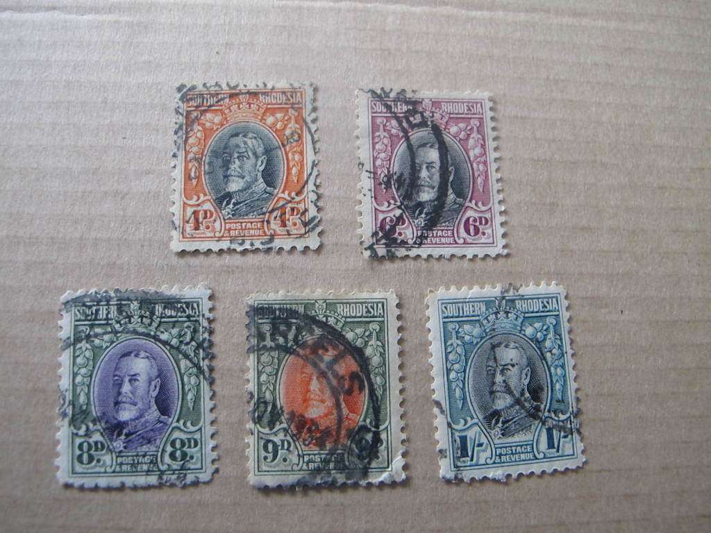 Southern Rhodesia - 1931 - Field Marshall - Part set Used